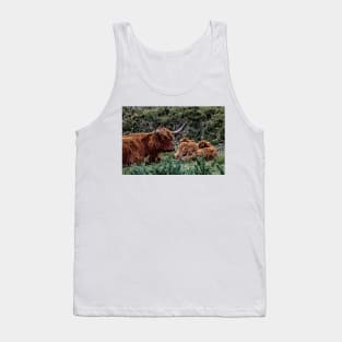 Dartmoor Highland Long Horned Cattle Tank Top